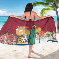 Latvia Independence Day Sarong Latvija with Freedom Monument