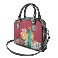 Latvia Independence Day Shoulder Handbag Latvija with Freedom Monument