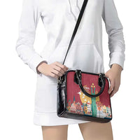 Latvia Independence Day Shoulder Handbag Latvija with Freedom Monument