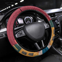 Latvia Independence Day Steering Wheel Cover Latvija with Freedom Monument
