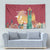 Latvia Independence Day Tapestry Latvija with Freedom Monument