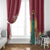 Latvia Independence Day Window Curtain Latvija with Freedom Monument