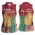 Latvia Independence Day Women Sleeveless Polo Shirt Latvija with Freedom Monument