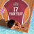 Latvia Football Custom Beach Blanket Red Latvian Pattern