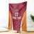 Latvia Football Custom Blanket Red Latvian Pattern