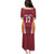 Latvia Football Custom Puletasi Red Latvian Pattern