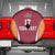 Latvia Football Custom Spare Tire Cover Red Latvian Pattern