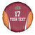 Latvia Football Custom Spare Tire Cover Red Latvian Pattern