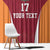 Latvia Football Custom Window Curtain Red Latvian Pattern