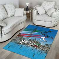 Italy Republic Day Area Rug Festa della Repubblica with Frecce Tricolori