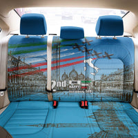 Italy Republic Day Back Car Seat Cover Festa della Repubblica with Frecce Tricolori