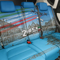 Italy Republic Day Back Car Seat Cover Festa della Repubblica with Frecce Tricolori