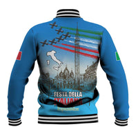 Italy Republic Day Baseball Jacket Festa della Repubblica with Frecce Tricolori