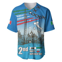 Italy Republic Day Baseball Jersey Festa della Repubblica with Frecce Tricolori