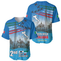 Italy Republic Day Baseball Jersey Festa della Repubblica with Frecce Tricolori