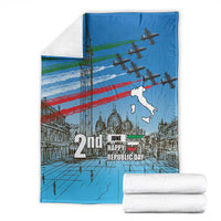 Italy Republic Day Blanket Festa della Repubblica with Frecce Tricolori
