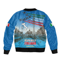 Italy Republic Day Bomber Jacket Festa della Repubblica with Frecce Tricolori