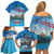 Italy Republic Day Family Matching Off Shoulder Short Dress and Hawaiian Shirt Festa della Repubblica with Frecce Tricolori