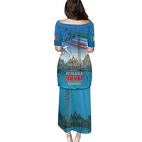 Italy Republic Day Family Matching Puletasi and Hawaiian Shirt Festa della Repubblica with Frecce Tricolori