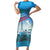Italy Republic Day Family Matching Short Sleeve Bodycon Dress and Hawaiian Shirt Festa della Repubblica with Frecce Tricolori