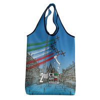 Italy Republic Day Grocery Bag Festa della Repubblica with Frecce Tricolori