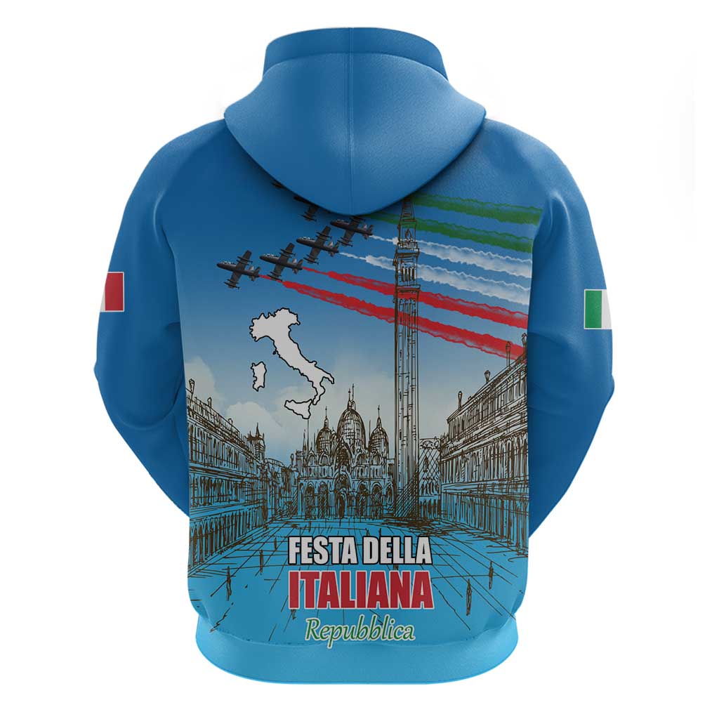Italy Republic Day Hoodie Festa della Repubblica with Frecce Tricolori