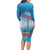 Italy Republic Day Long Sleeve Bodycon Dress Festa della Repubblica with Frecce Tricolori