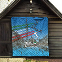 Italy Republic Day Quilt Festa della Repubblica with Frecce Tricolori