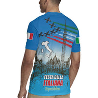 Italy Republic Day Rugby Jersey Festa della Repubblica with Frecce Tricolori