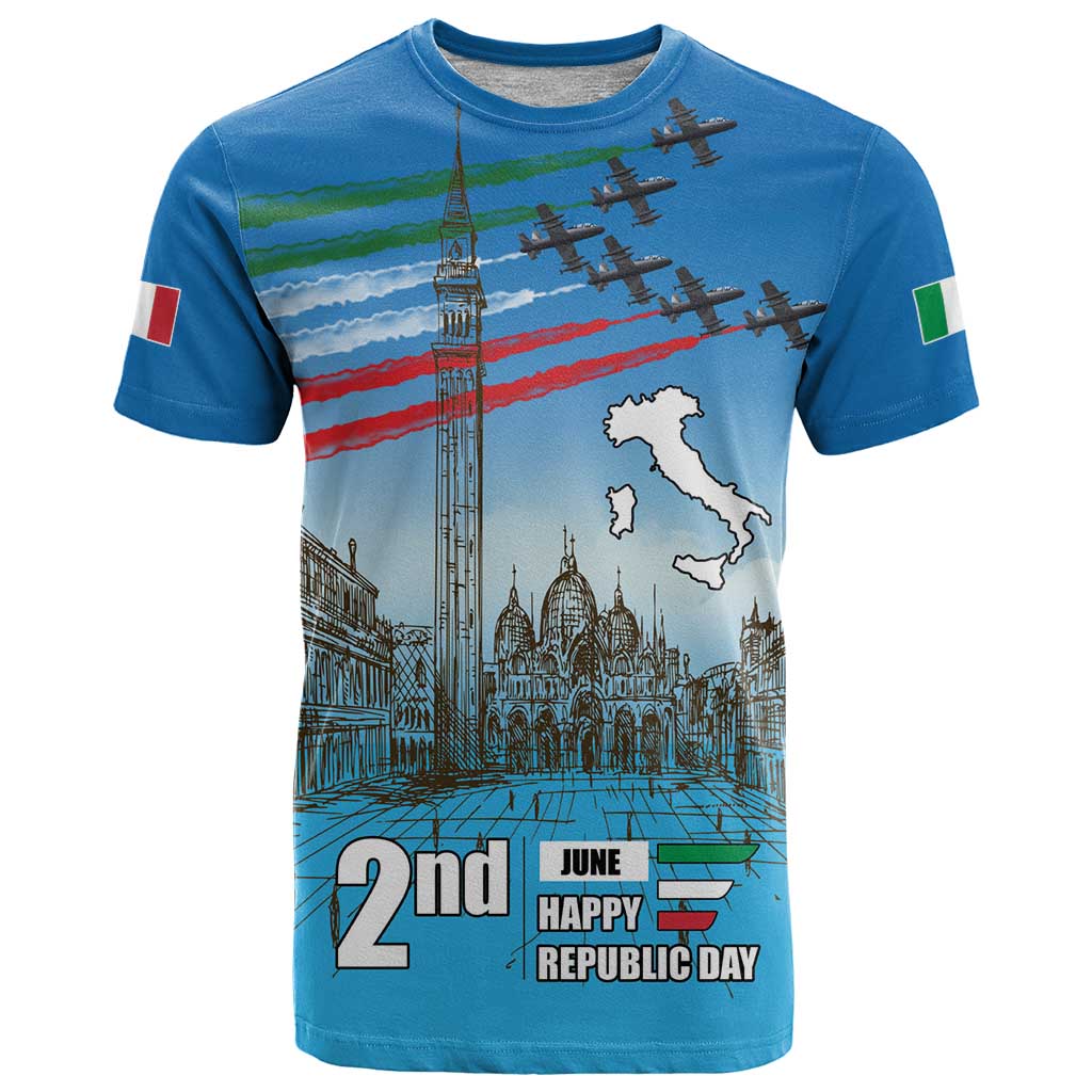 Italy Republic Day T Shirt Festa della Repubblica with Frecce Tricolori
