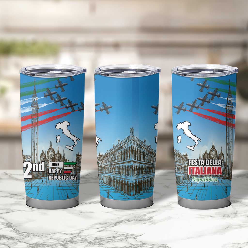 Italy Republic Day Tumbler Cup Festa della Repubblica with Frecce Tricolori