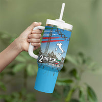 Italy Republic Day Tumbler With Handle Festa della Repubblica with Frecce Tricolori