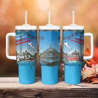 Italy Republic Day Tumbler With Handle Festa della Repubblica with Frecce Tricolori