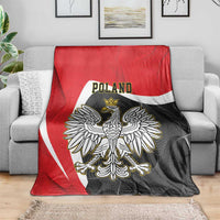 Poland White Crowned Eagle Blanket Rzeczpospolita Polska