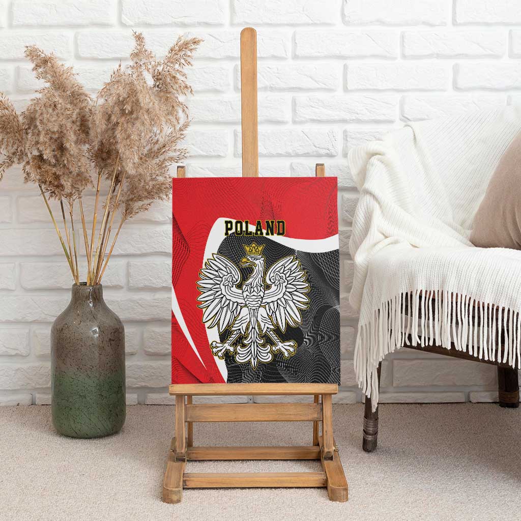 Poland White Crowned Eagle Canvas Wall Art Rzeczpospolita Polska