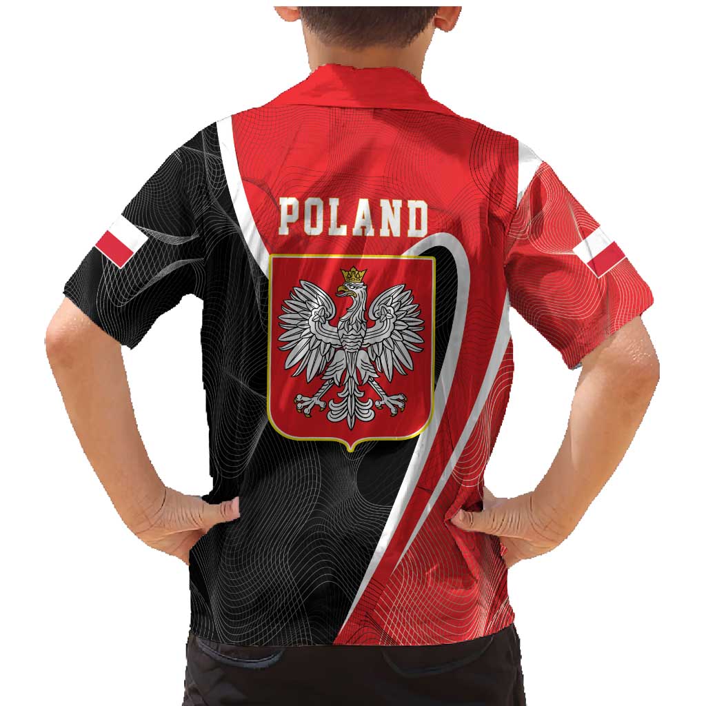 Poland White Crowned Eagle Family Matching Mermaid Dress and Hawaiian Shirt Rzeczpospolita Polska