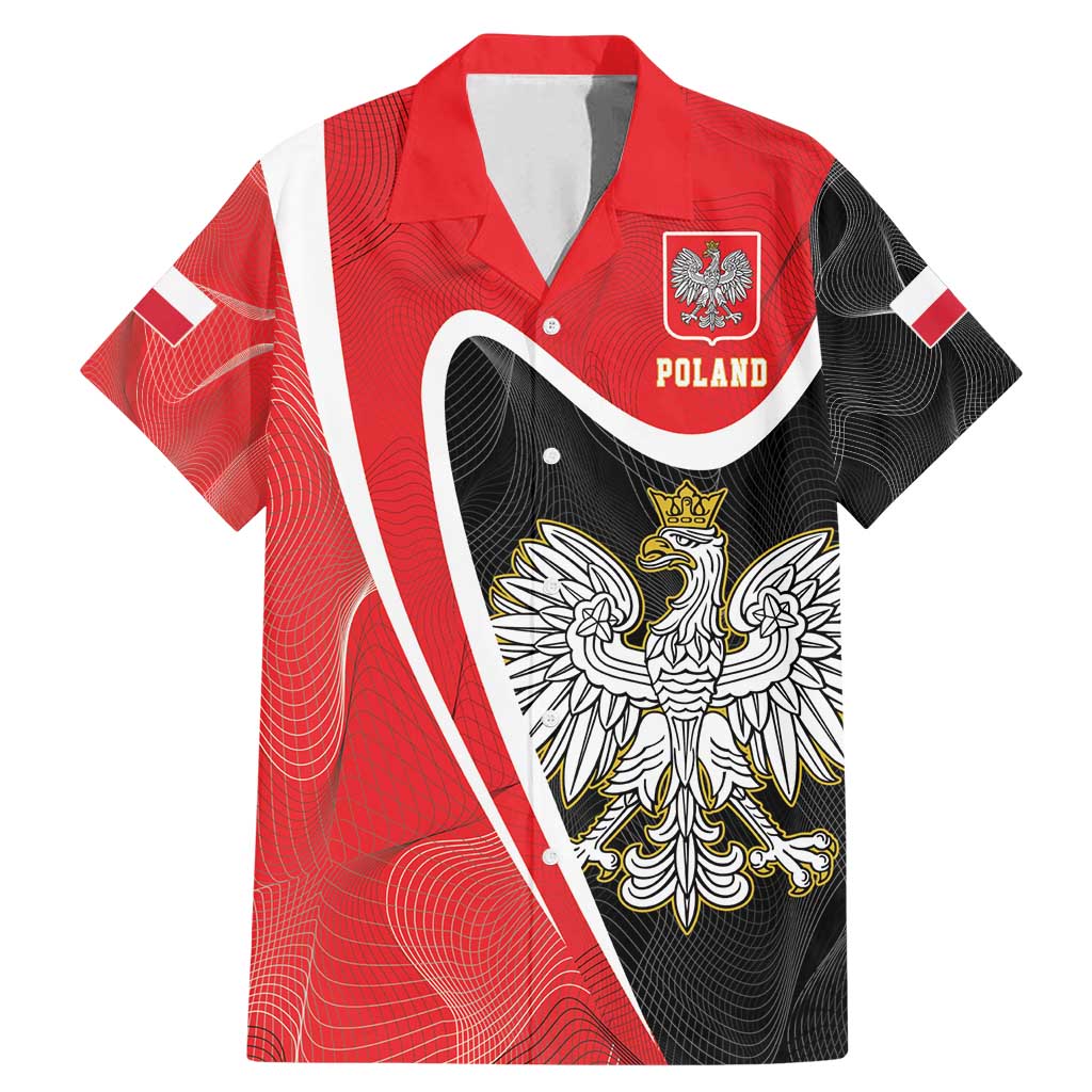 Poland White Crowned Eagle Family Matching Mermaid Dress and Hawaiian Shirt Rzeczpospolita Polska
