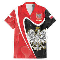 Poland White Crowned Eagle Family Matching Mermaid Dress and Hawaiian Shirt Rzeczpospolita Polska
