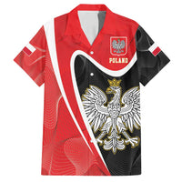 Poland White Crowned Eagle Family Matching Tank Maxi Dress and Hawaiian Shirt Rzeczpospolita Polska