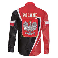 Poland White Crowned Eagle Family Matching Tank Maxi Dress and Hawaiian Shirt Rzeczpospolita Polska