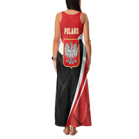 Poland White Crowned Eagle Family Matching Tank Maxi Dress and Hawaiian Shirt Rzeczpospolita Polska