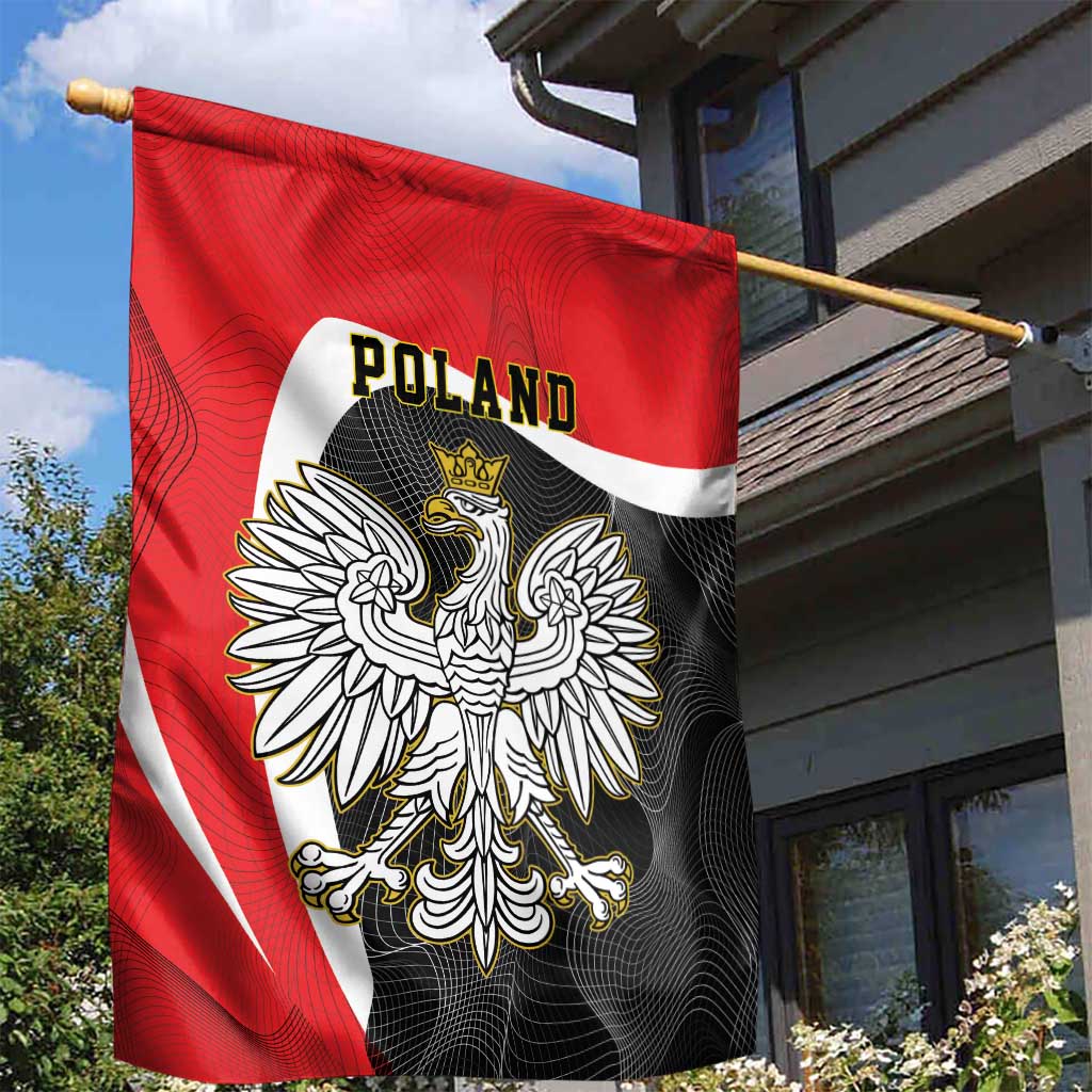 Poland White Crowned Eagle Garden Flag Rzeczpospolita Polska