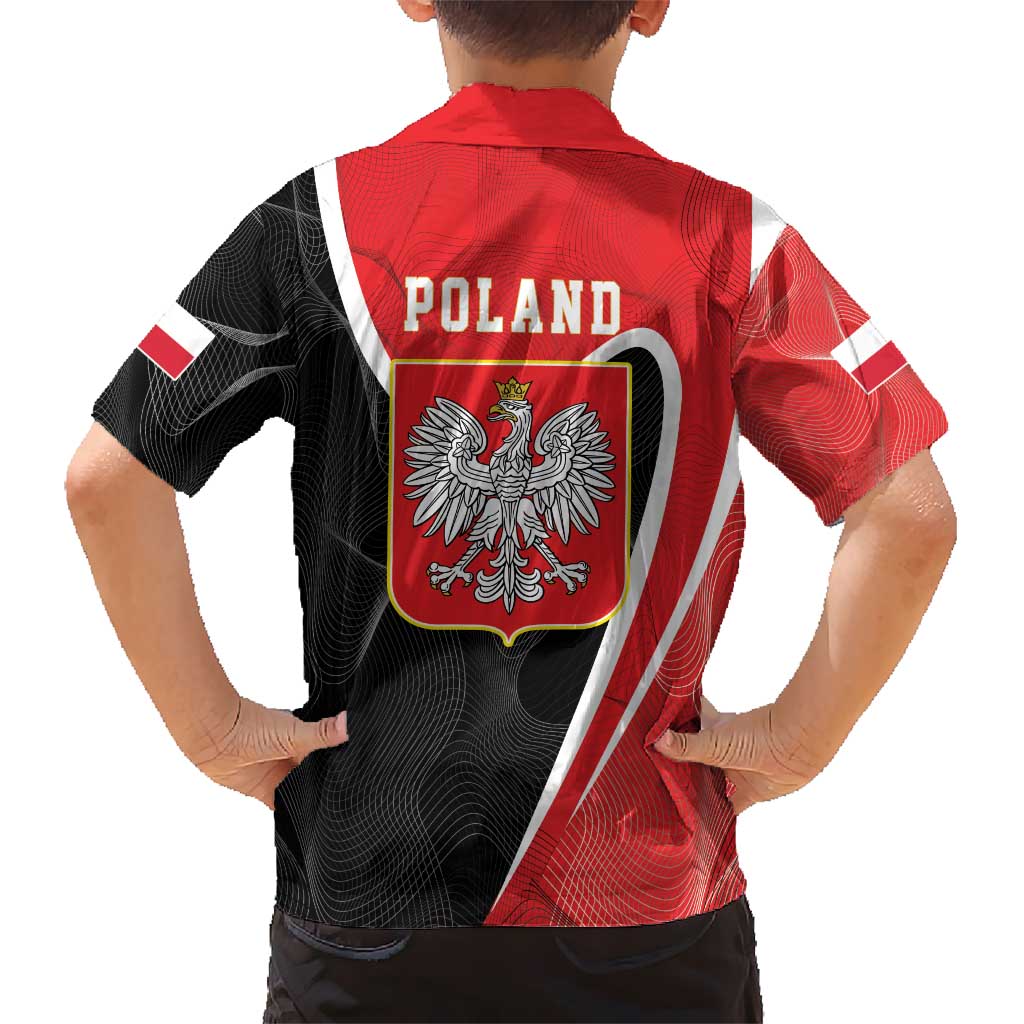 Poland White Crowned Eagle Hawaiian Shirt Rzeczpospolita Polska