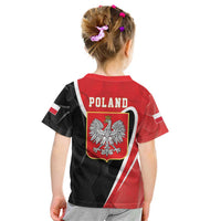 Poland White Crowned Eagle Kid T Shirt Rzeczpospolita Polska