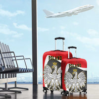 Poland White Crowned Eagle Luggage Cover Rzeczpospolita Polska