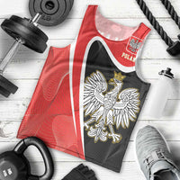Poland White Crowned Eagle Men Tank Top Rzeczpospolita Polska LT17 - Wonder Print Shop