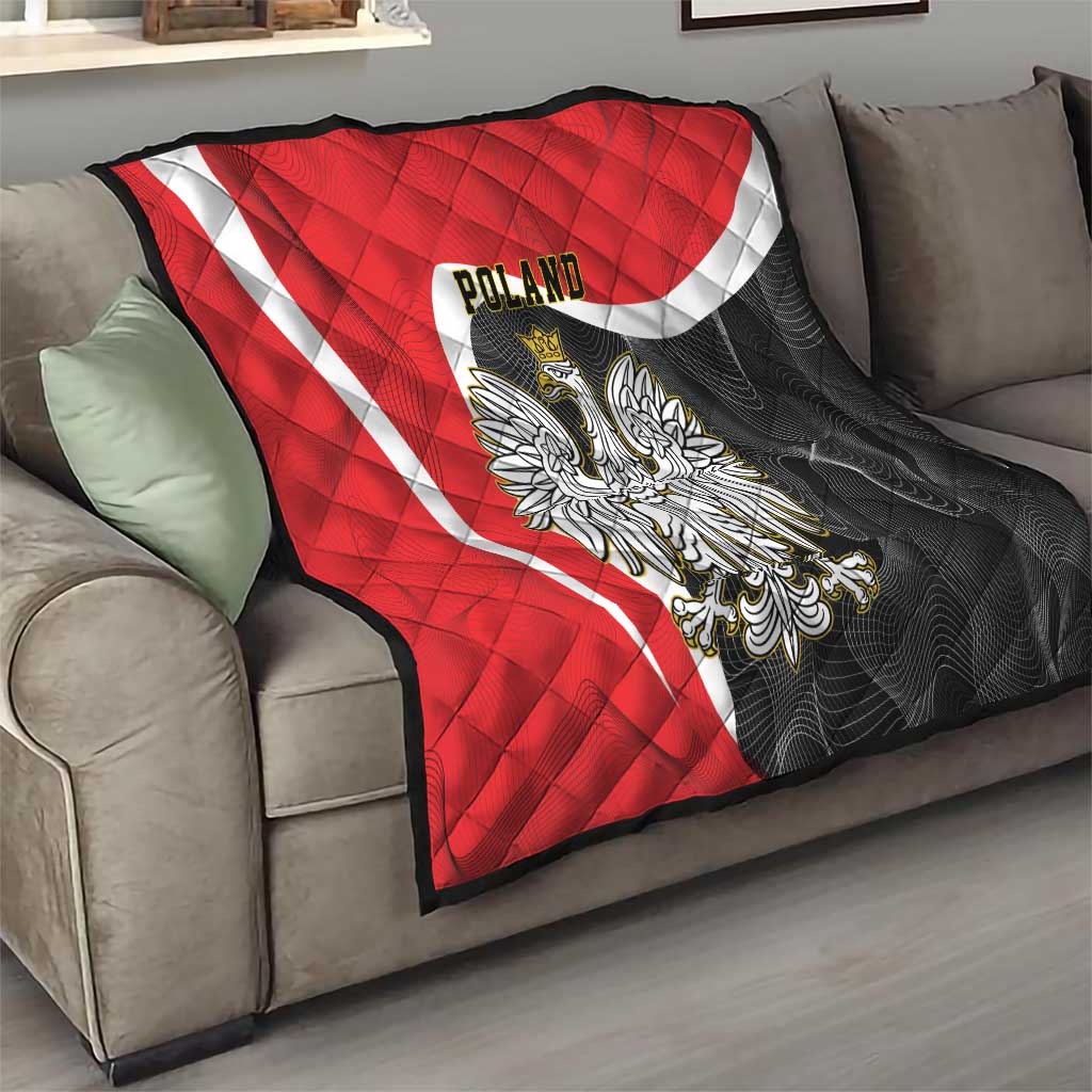 Poland White Crowned Eagle Quilt Rzeczpospolita Polska LT17 - Wonder Print Shop