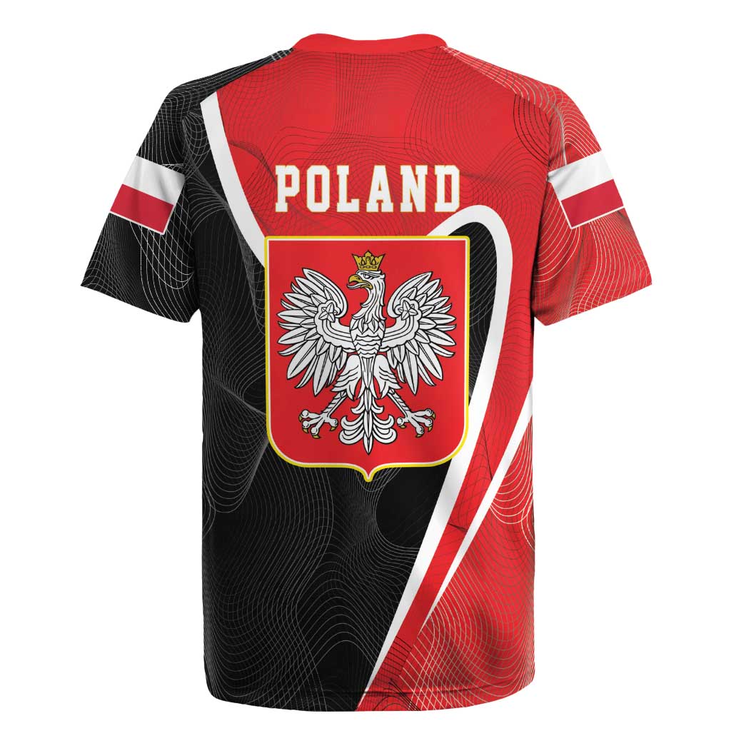 Poland White Crowned Eagle Rugby Jersey Rzeczpospolita Polska LT17 - Wonder Print Shop