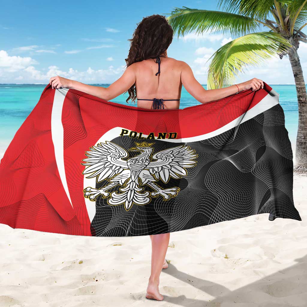 Poland White Crowned Eagle Sarong Rzeczpospolita Polska LT17 - Wonder Print Shop