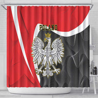 Poland White Crowned Eagle Shower Curtain Rzeczpospolita Polska LT17 - Wonder Print Shop